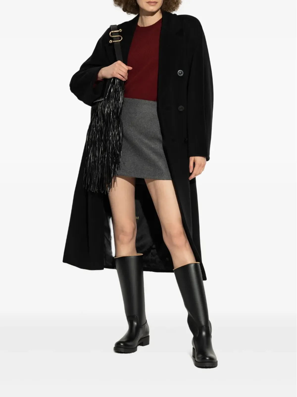 Max Mara ロゴパッチ レインブーツ - 画像2