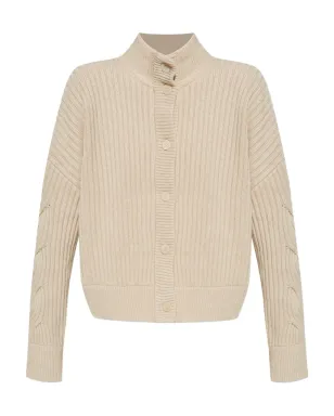 Max Mara ケーブルニットリブ編みカーディガン - サムネイル1