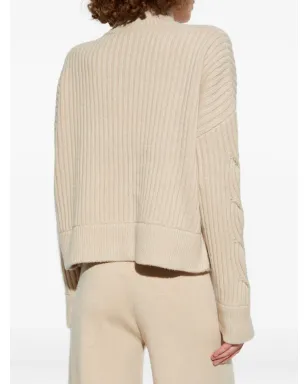 Max Mara ケーブルニットリブ編みカーディガン - サムネイル4