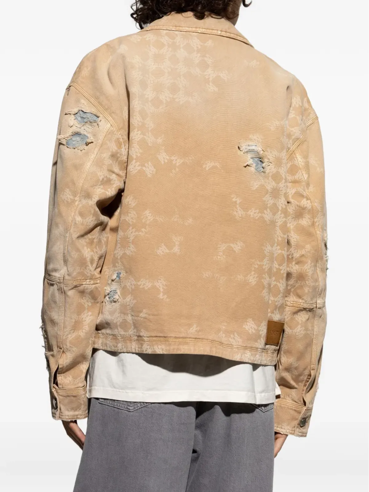AMIRI ダメージ加工プリントジャケット - 画像4