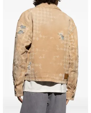 AMIRI ダメージ加工プリントジャケット - サムネイル4