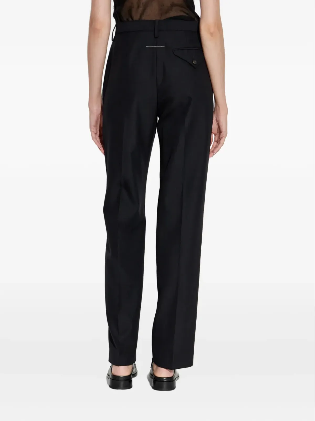 MM6 Maison Margiela センタープレスパンツ - 画像3