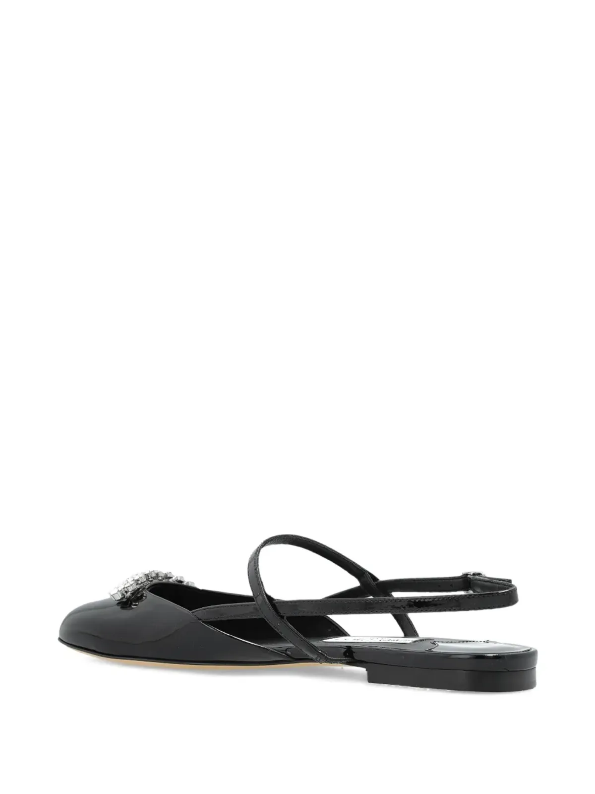 Jimmy Choo クリスタル装飾スリングバックパンプス - ブラック - 画像4