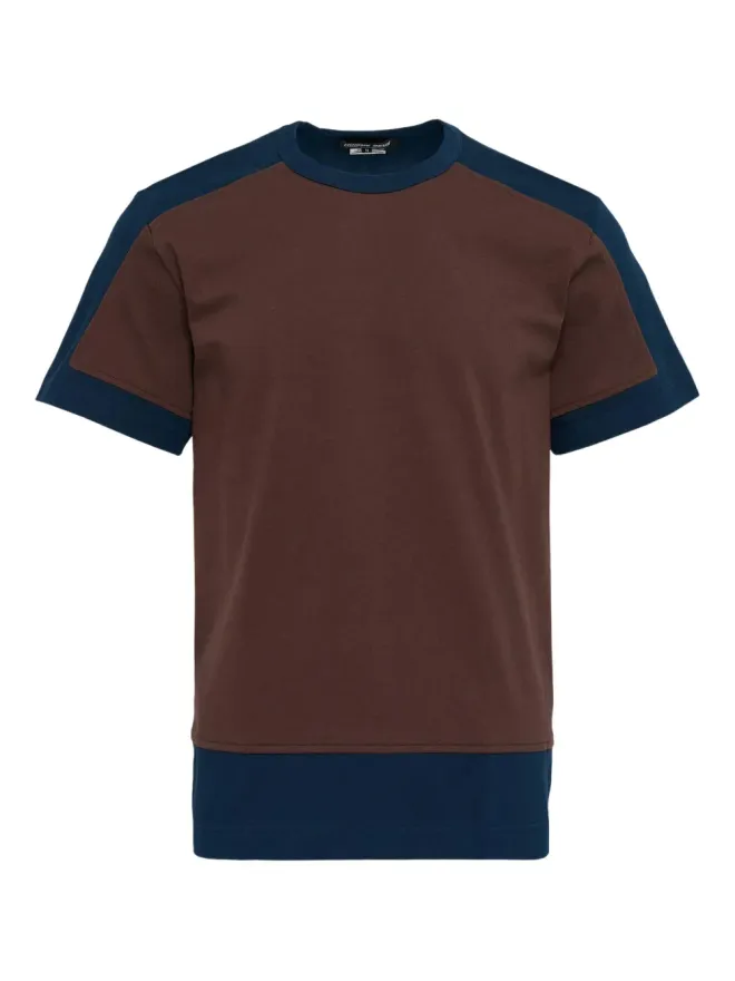 Comme des Garçons Homme Deux Comme des Garçons Homme Deux カラーブロック Tシャツ（ブルー）の商品画像