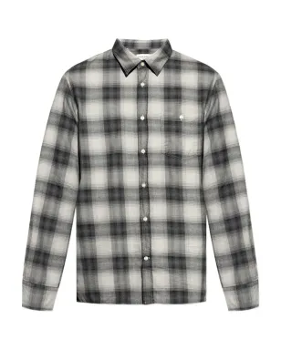 Officine Generale チェック柄コットンシャツ - サムネイル1