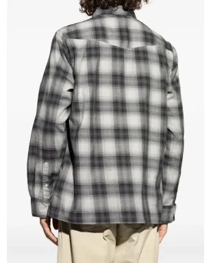 Officine Generale チェック柄コットンシャツ - サムネイル4