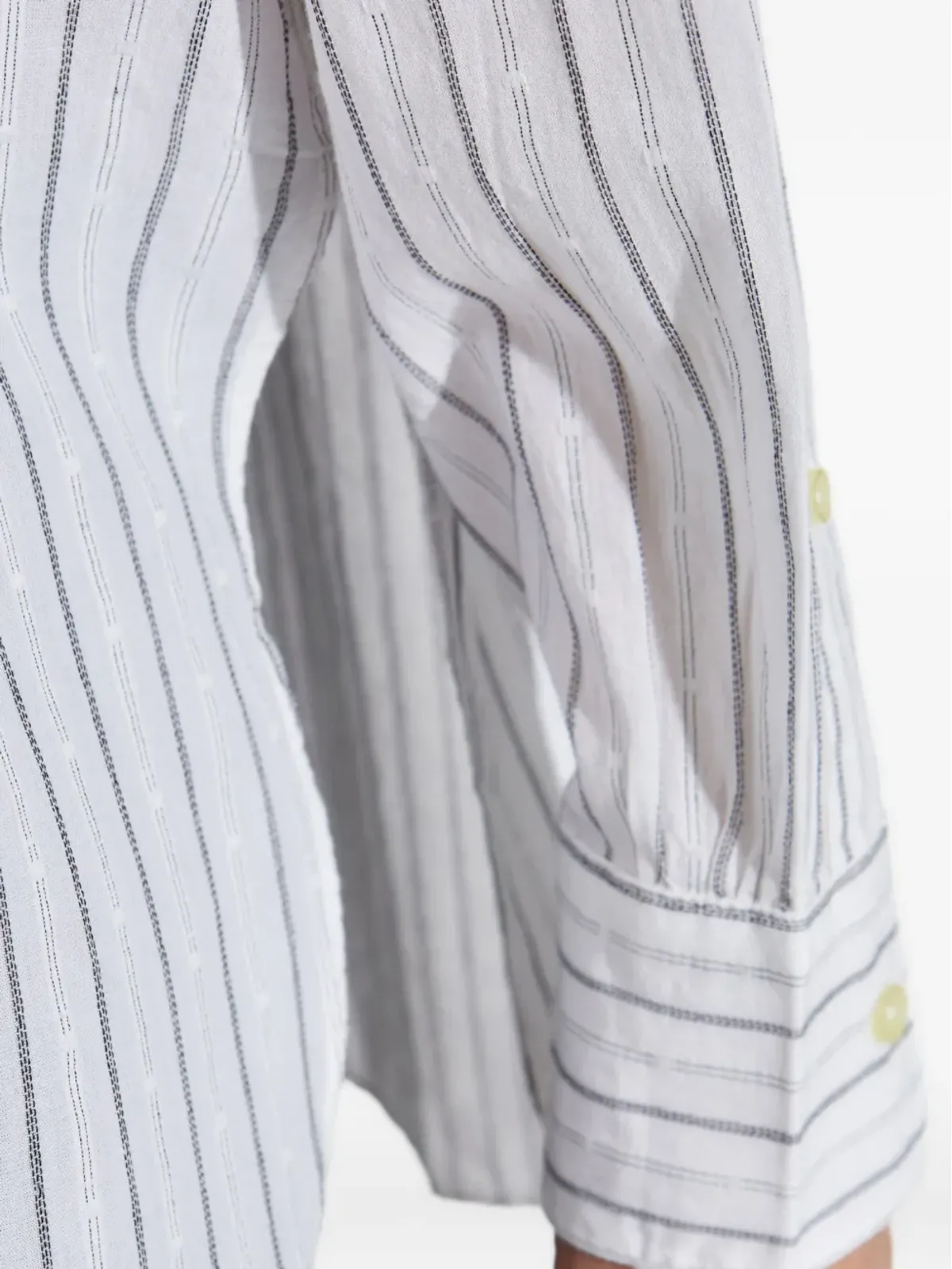 Officine Generale ピンストライプコットンシャツ - 画像5