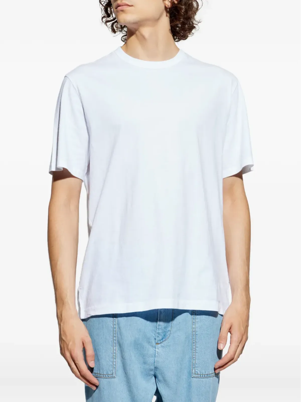 Officine Generale クルーネック半袖Tシャツ（3枚セット） - ホワイト - 画像3