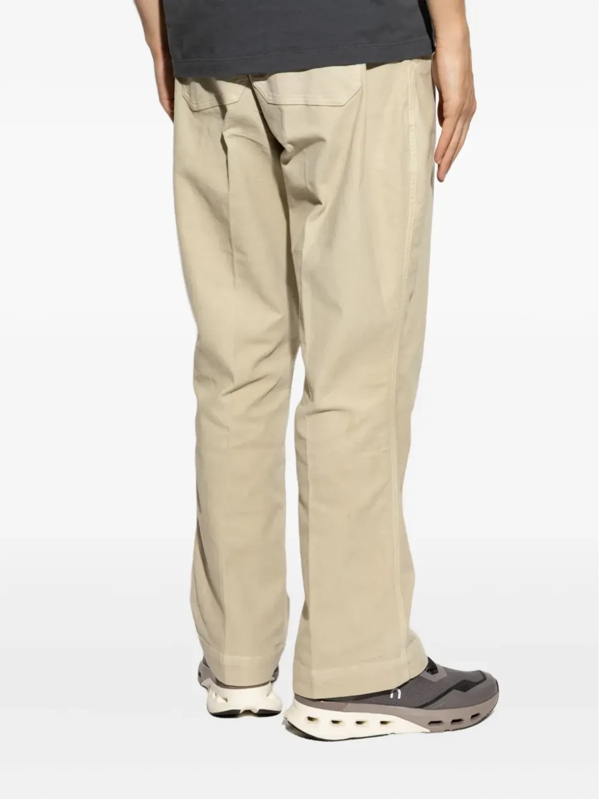 Officine Generale ボタンフライ コットンパンツ - Neutrals - 画像4