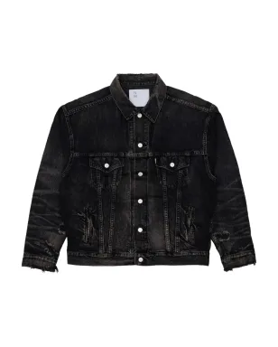 Junya Watanabe MAN ダメージ加工デニムジャケット - サムネイル1