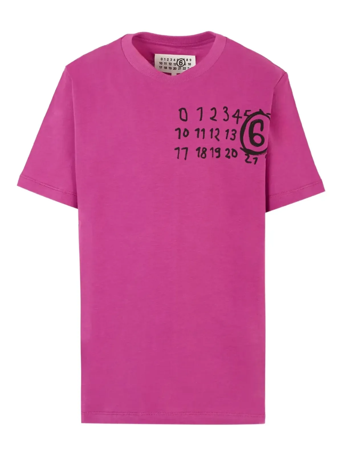 MM6 Maison Margiela Kids ナンバープリントTシャツ - 画像1