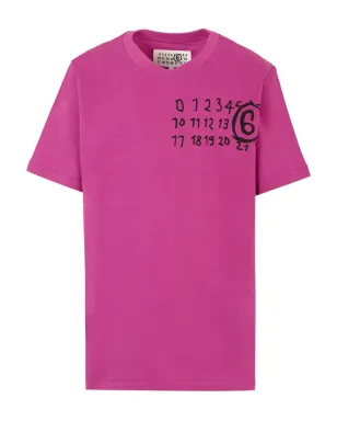 MM6 Maison Margiela Kids ナンバープリントTシャツ - サムネイル1