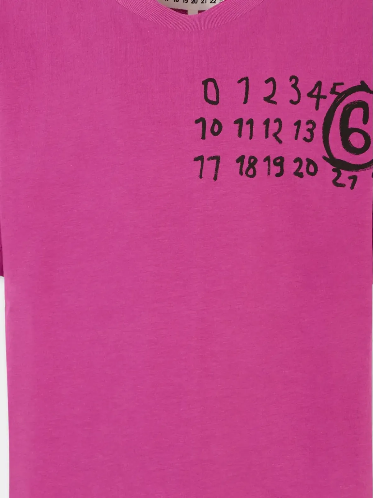MM6 Maison Margiela Kids ナンバープリントTシャツ - 画像3