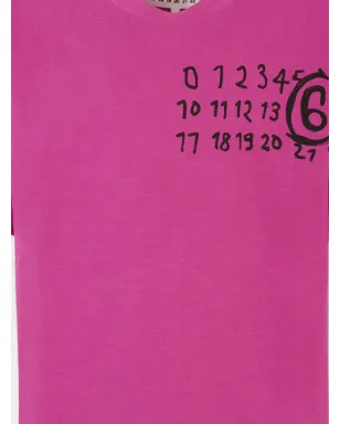 MM6 Maison Margiela Kids ナンバープリントTシャツ - サムネイル3