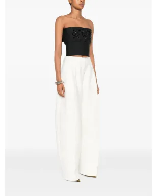Alberta Ferretti エンベリッシュド ウール トップ - サムネイル3