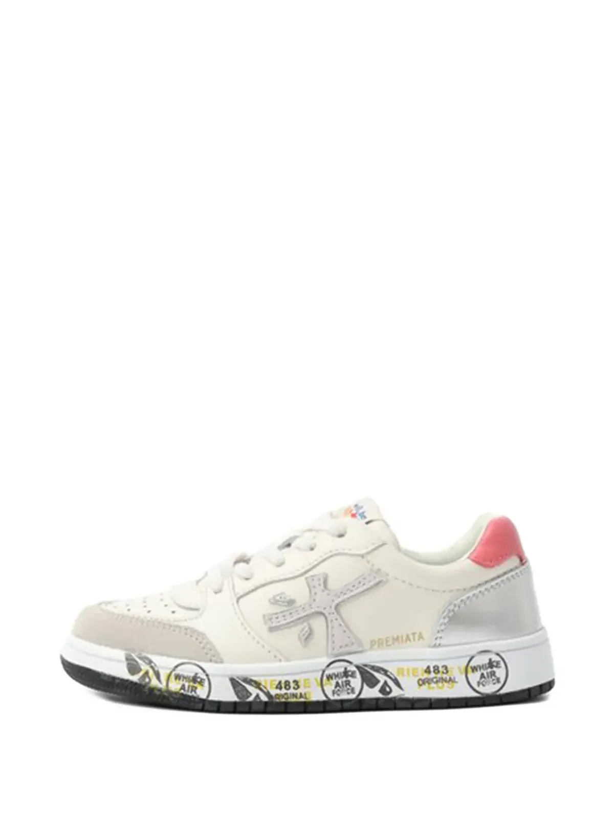 Premiata Kids パネルド ロゴ・アップリケ スニーカー - 画像2