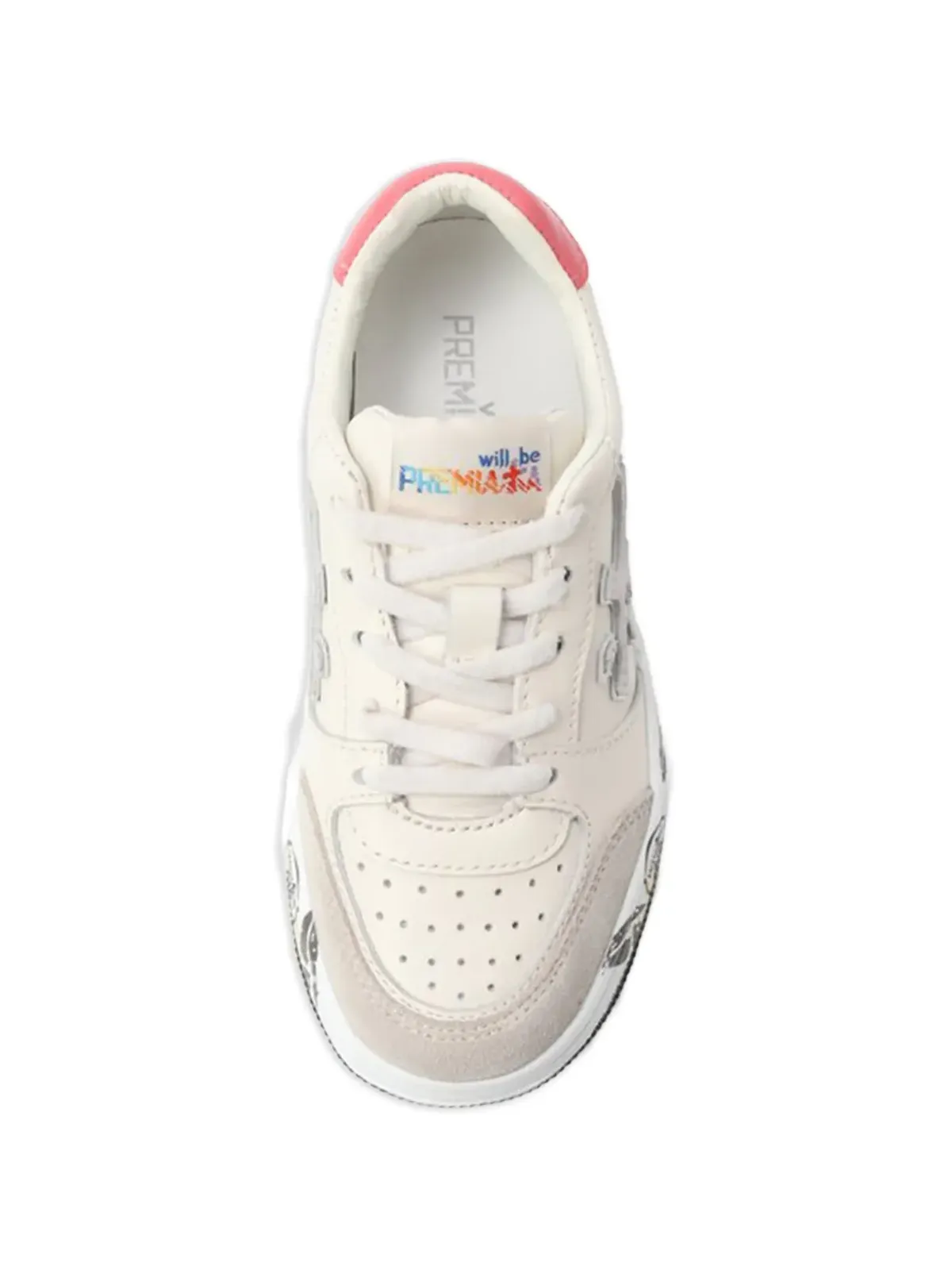 Premiata Kids パネルド ロゴ・アップリケ スニーカー - 画像3