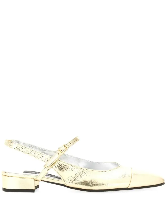 Carel Paris Carel Paris スリングバックヒールパンプス ゴールドの商品画像