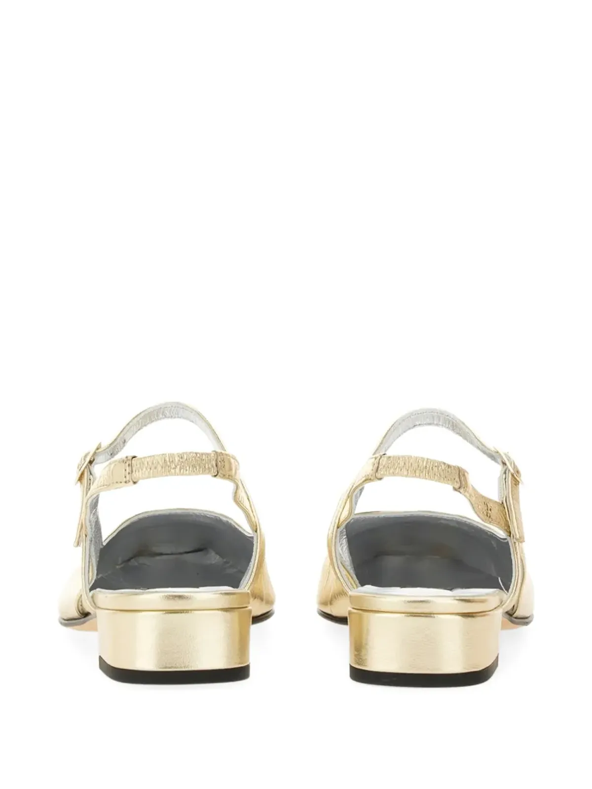 Carel Paris スリングバックヒールパンプス ゴールド - 画像3