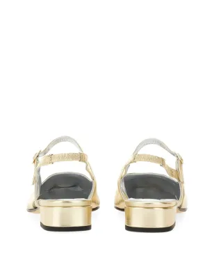 Carel Paris スリングバックヒールパンプス ゴールド - サムネイル3