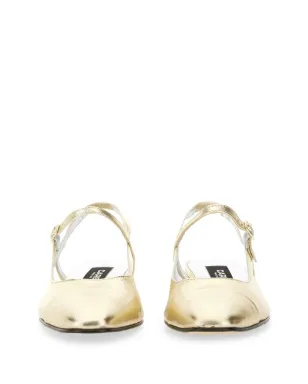 Carel Paris スリングバックヒールパンプス ゴールド - サムネイル4