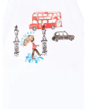 Burberry Kids グラフィックプリント ロンパース - サムネイル3