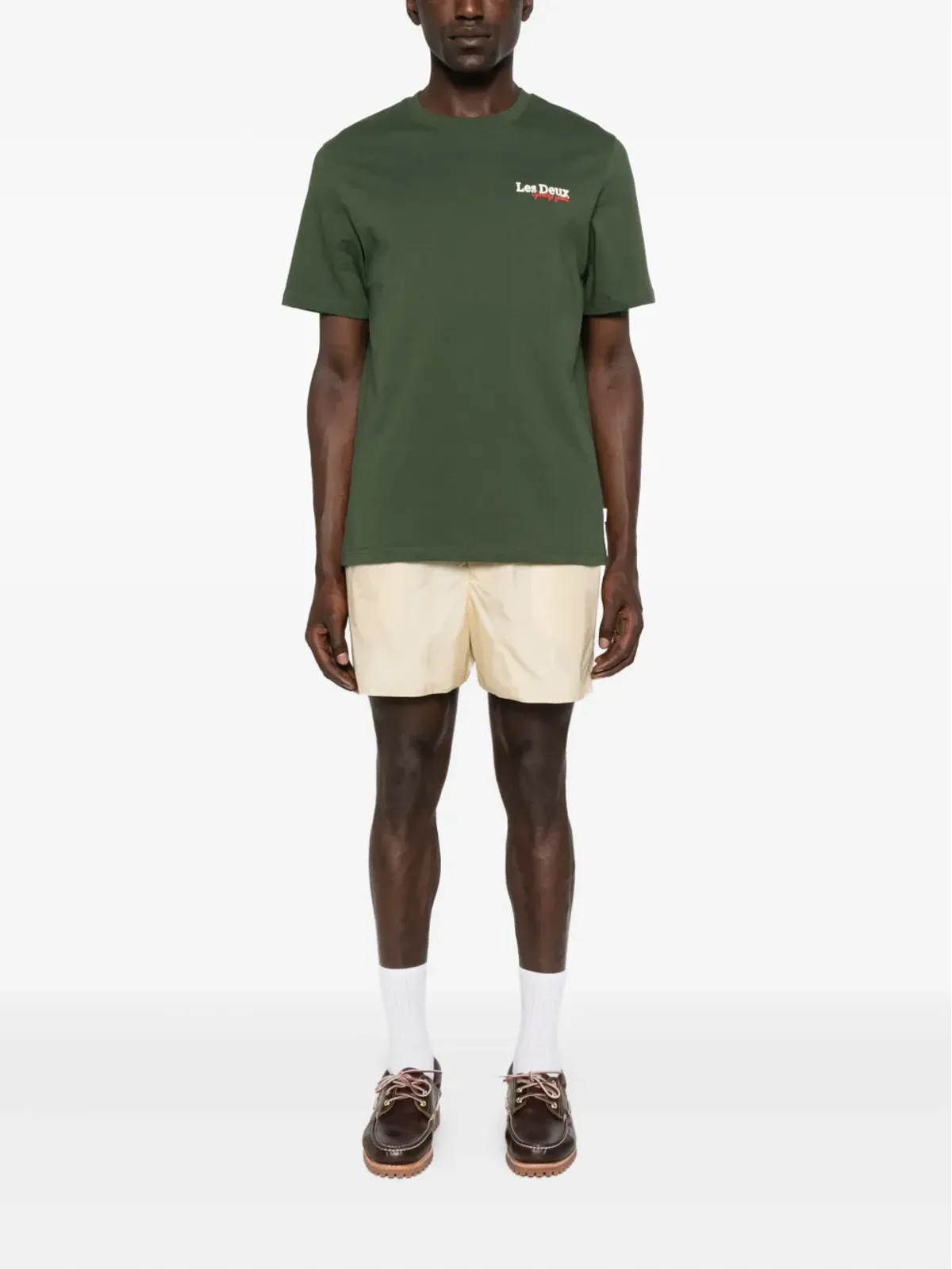 Les Deux レーシング オーガニックコットン Tシャツ - 画像2