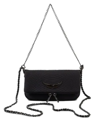 Zadig&Voltaire 蛇柄エフェクト チェーン クロスボディバッグ - サムネイル1