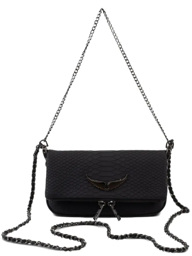 Zadig&Voltaire Zadig&Voltaire 蛇柄エフェクト チェーン クロスボディバッグの商品画像