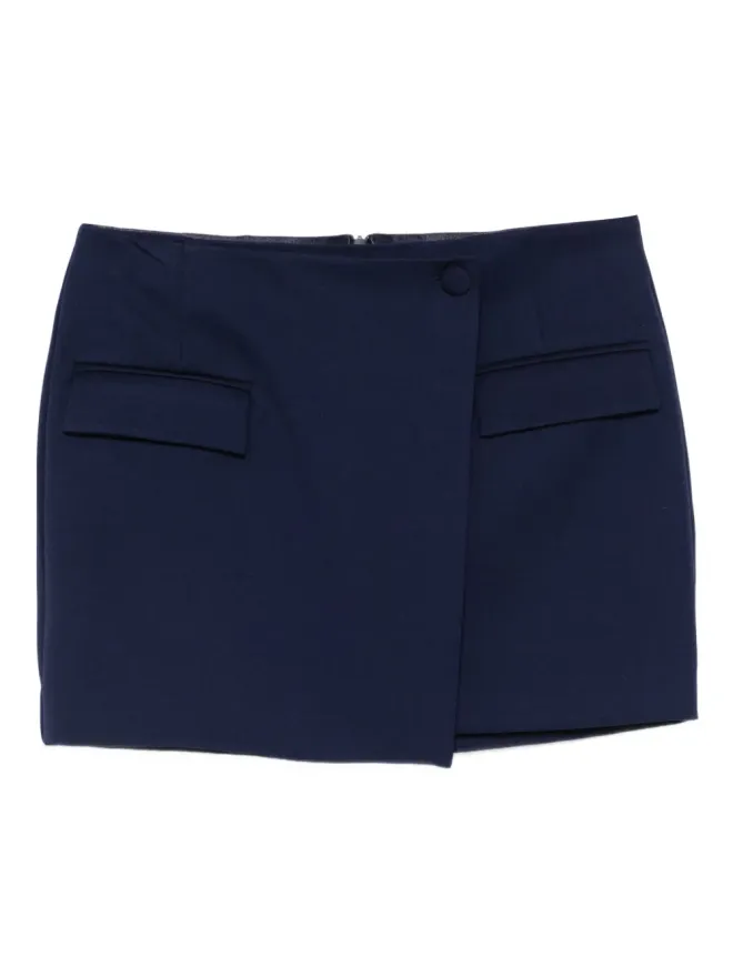 Patrizia Pepe Patrizia Pepe ラップフロント ミニスカートの商品画像