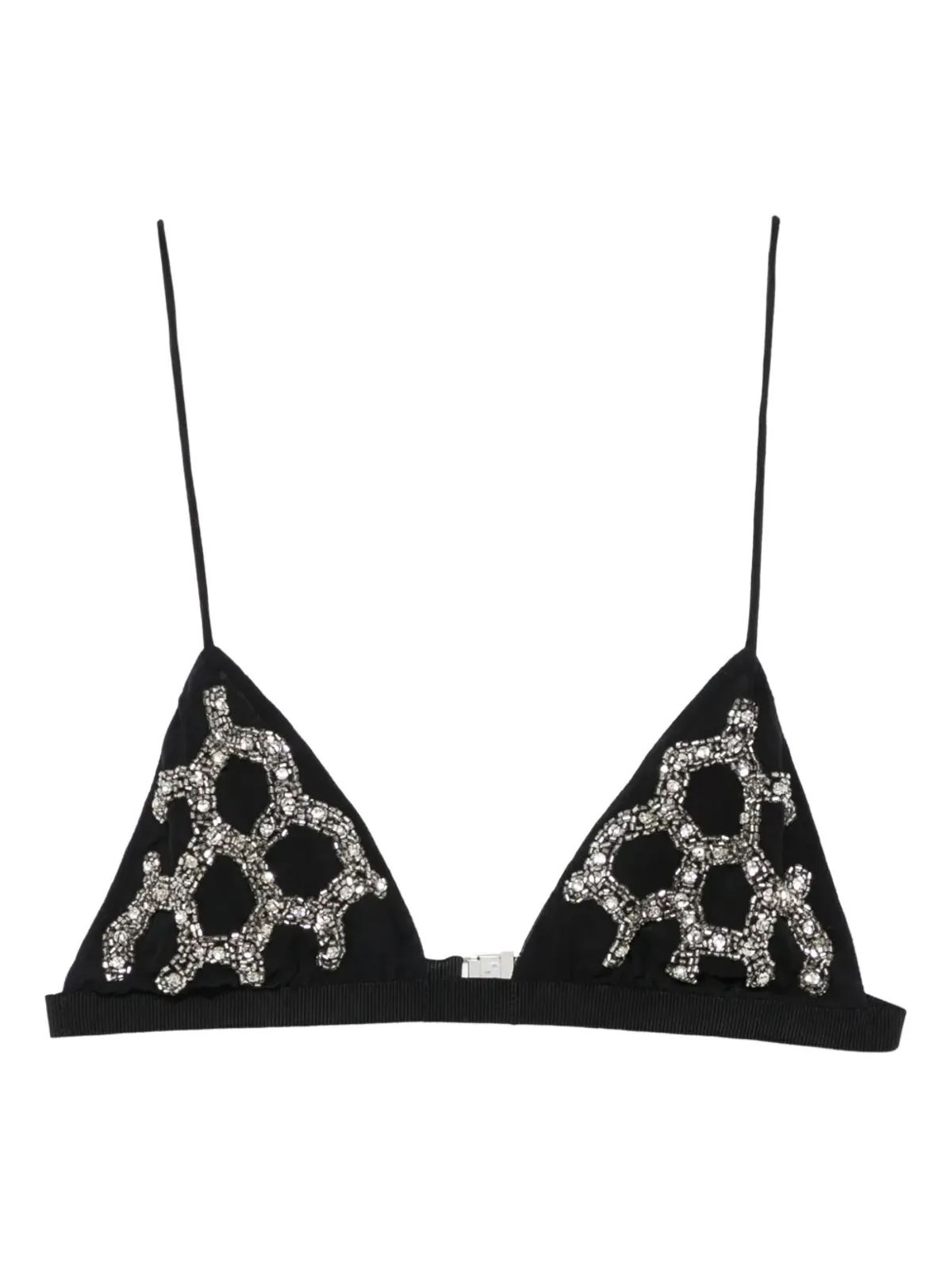 Patrizia Pepe 刺繍入り三角カップ ブラジャー - 画像1