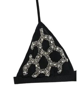Patrizia Pepe 刺繍入り三角カップ ブラジャー - サムネイル3