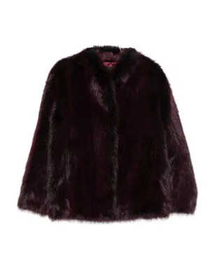 Patrizia Pepe ドロップショルダー フェイクファー ジャケット - サムネイル1
