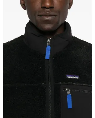 Patagonia レトロ-X フリース ジップアップ ベスト ブラック - サムネイル5