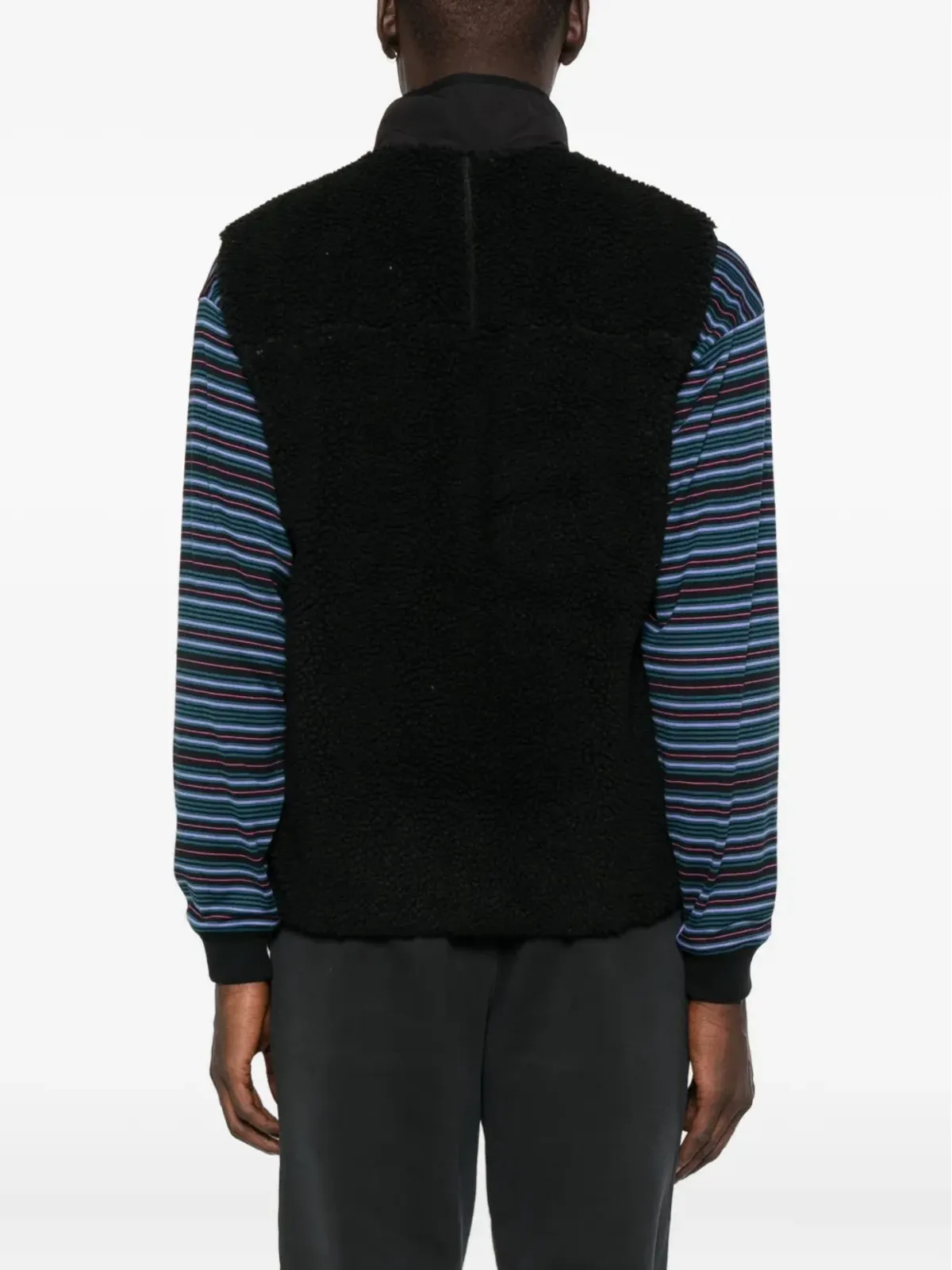Patagonia レトロ-X フリース ジップアップ ベスト ブラック - 画像4