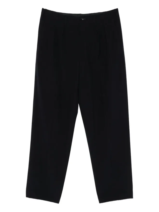 Yohji Yamamoto Pre-Owned Yohji Yamamoto Pre-Owned 1990年代 プリーツ ウールパンツ ブルーの商品画像