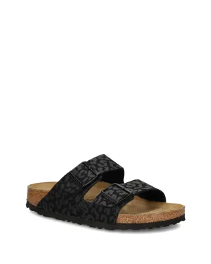 Birkenstock レオパード柄バックルサンダル ブラック - サムネイル2