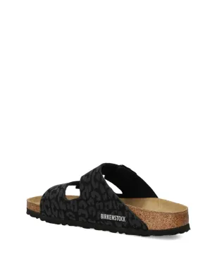 Birkenstock レオパード柄バックルサンダル ブラック - サムネイル3