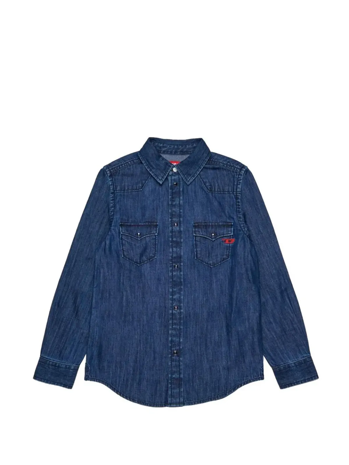Diesel Kids ポケット付きデニムトップス - 画像1