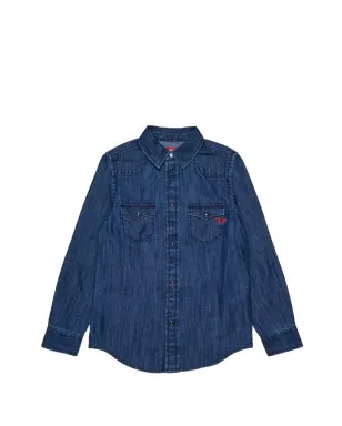 Diesel Kids ポケット付きデニムトップス - サムネイル1