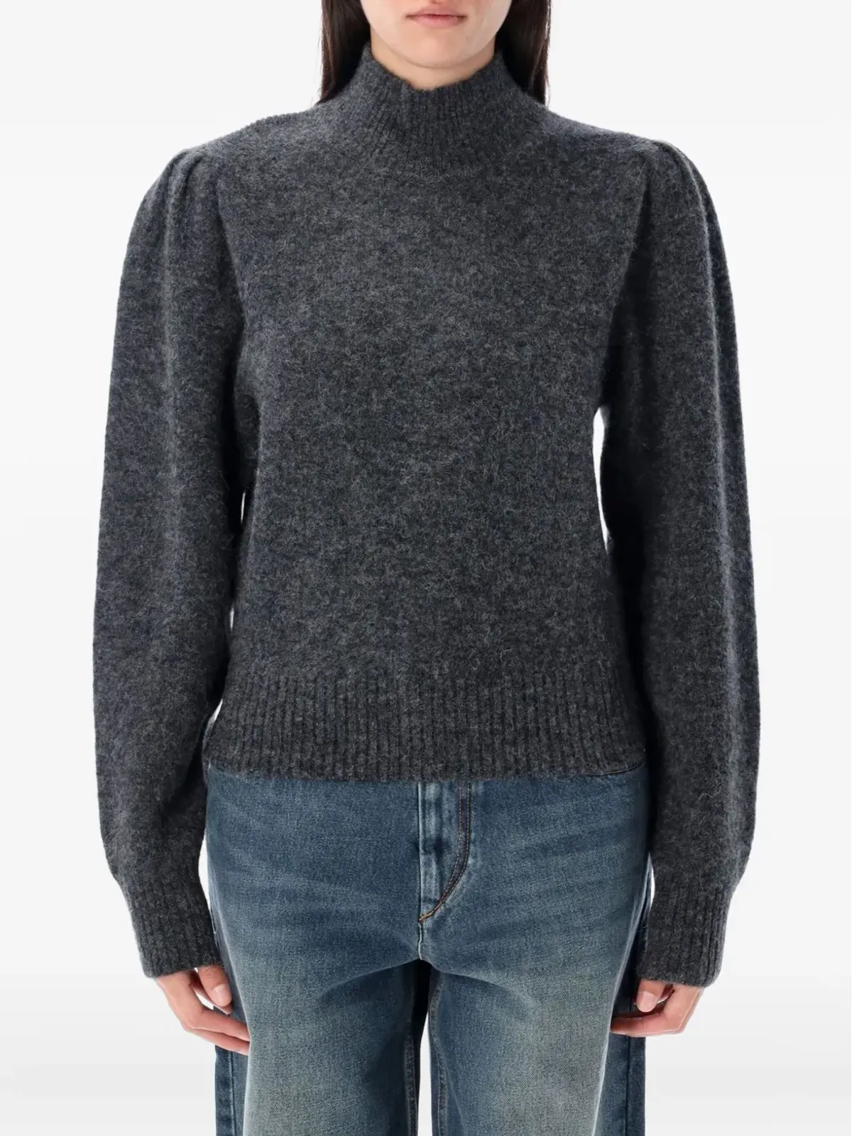 MARANT ÉTOILE タートルネック パフスリーブ セーター - 画像1
