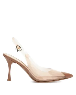 Gianvito Rossi ダイア スリングバック透明パンプス - サムネイル1