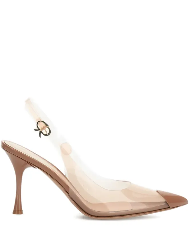 Gianvito Rossi Gianvito Rossi ダイア スリングバック透明パンプスの商品画像