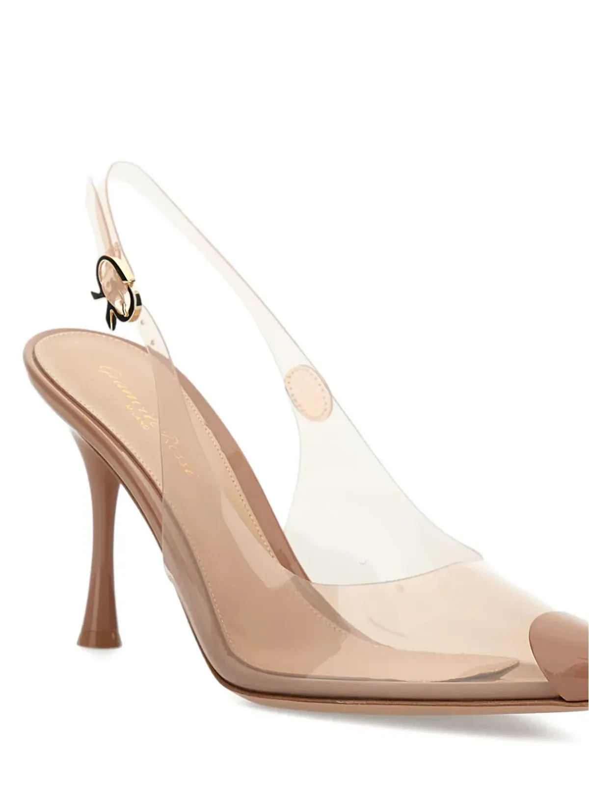 Gianvito Rossi ダイア スリングバック透明パンプス - 画像4