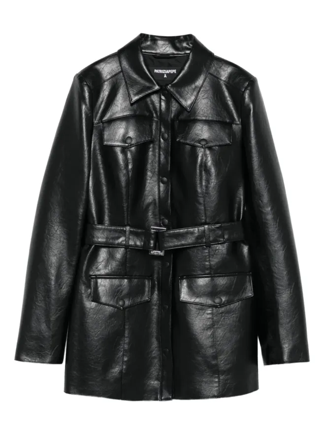 Patrizia Pepe Patrizia Pepe ベルト付きフラップポケットジャケットの商品画像