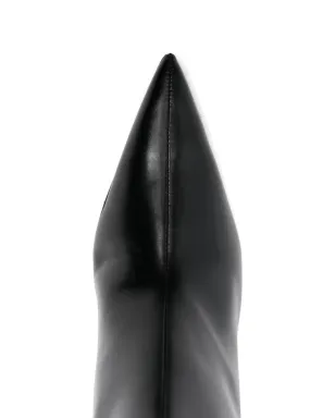 Patrizia Pepe 70mm ポインテッドトゥ カーフレザー ブーツ - サムネイル4