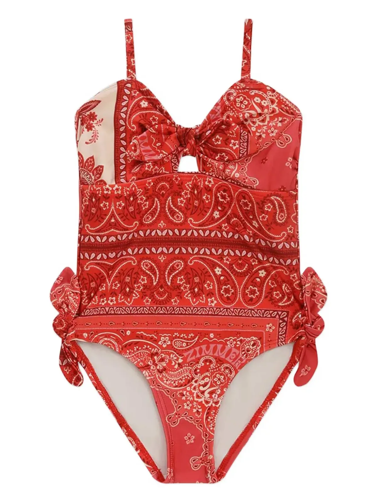 ZIMMERMANN Kids ラッキー・ノット・ペイズリー水着 - 画像1