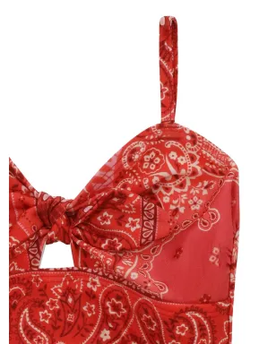 ZIMMERMANN Kids ラッキー・ノット・ペイズリー水着 - サムネイル4