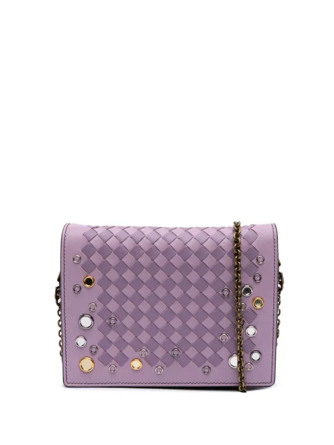 Bottega Veneta Pre-Owned Bottega Veneta Pre-Owned ウォレット・オン・チェーン・クロスボディバッグの商品画像