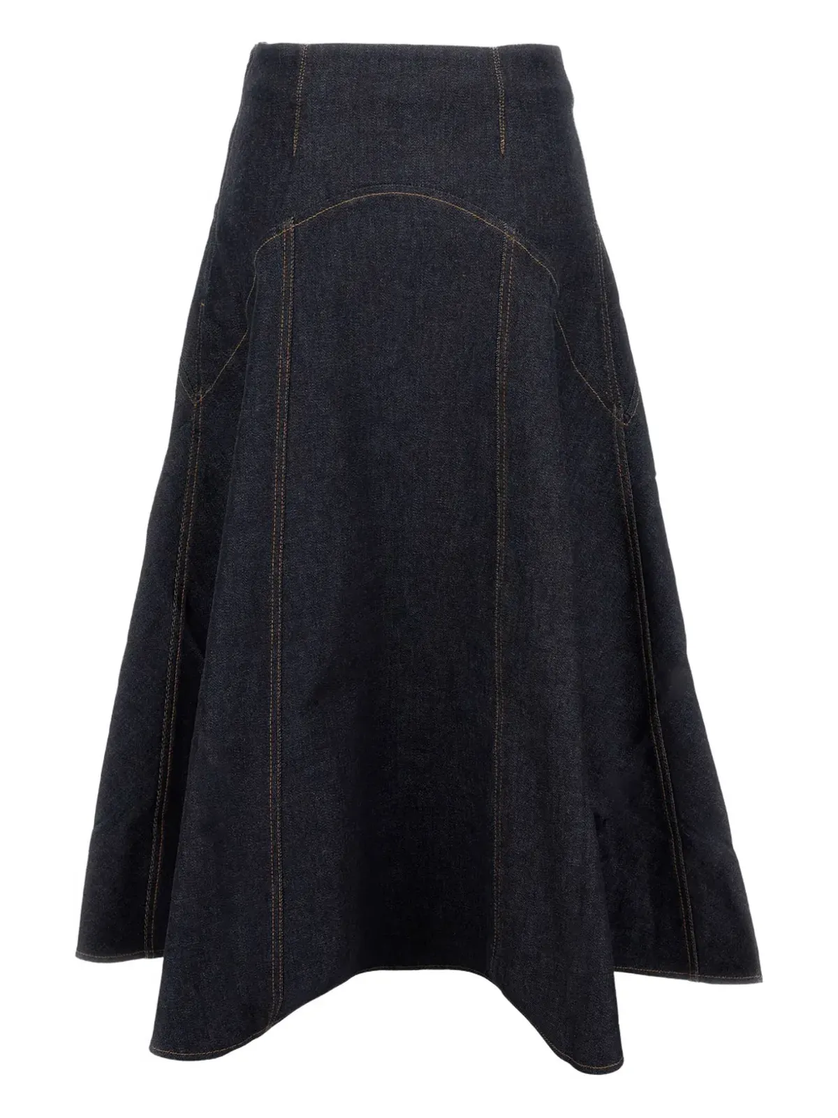 Jacquemus Triangle de-Nîmes フレアデニムスカート - 画像1